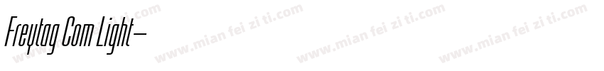 Freytag Com Light字体转换